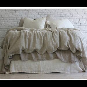 Linen duvet xl handmade organic. New 2 pillowcases